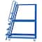 Vestil Steel High Frame Cart W/ Mold On Rubber Casters, 56-1/8" x 21-7/8" x 73-1/16", 1000 Lb Cap, Blue SPS-HF-2252 - alternate 4